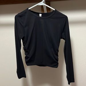 Lululemon Ribbed long sleeve crop top